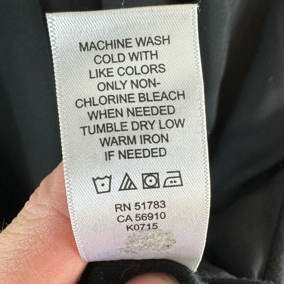 Maurices Black Spaghetti Strap Lightweight Stretchy Tank Blouse Size L - Picture 5 of 5